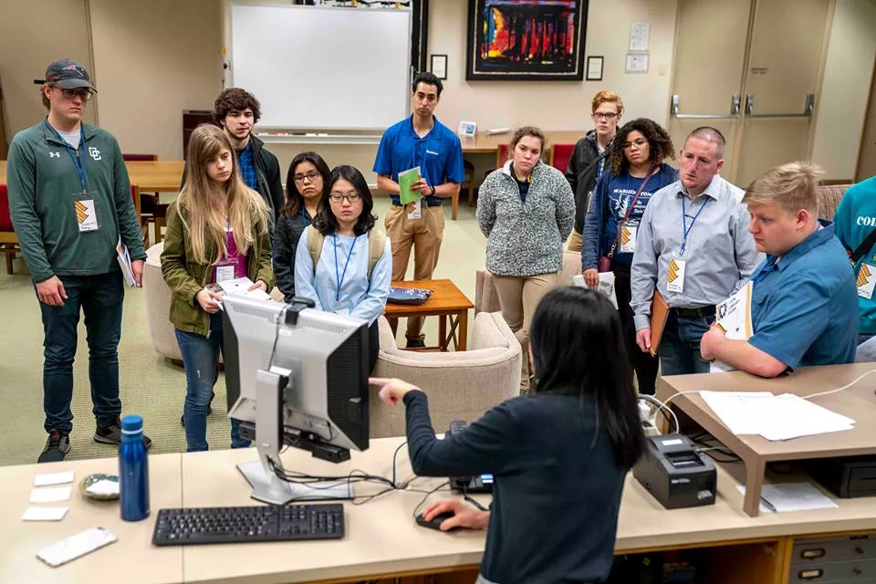 Writing Center tour